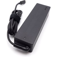 Black rectangular i-tec USB-C PD 3.0 charger with 100W output and attached coiled cable.