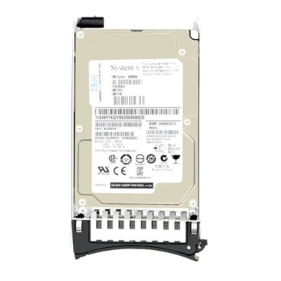 IBM 00Y2431 internal hard drive featuring a sleek metallic casing, 900 GB capacity, 10,000 RPM speed, and a 2.5-inch SAS interface for high-performance storage solutions.