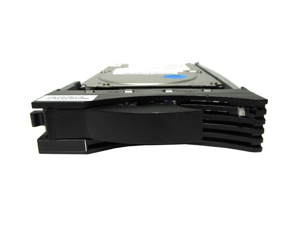 IBM 73GB SCSI internal hard drive with a 10,000 RPM speed, featuring a 3.5" form factor and a black plastic casing with a metallic component.