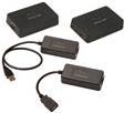 Black Icron USB Rover 2850 network transmitter and receiver set, featuring compact rectangular designs with USB connectors and a connecting cable.