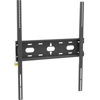 Black Iiyama MD-WM6080 wall monitor mount with vertical and horizontal brackets, adjustable slots, and sturdy frame.