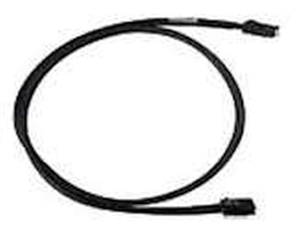 Black 0.875-meter Serial Attached SCSI cable with two connectors at each end, designed for high-speed data transfer in server environments.
