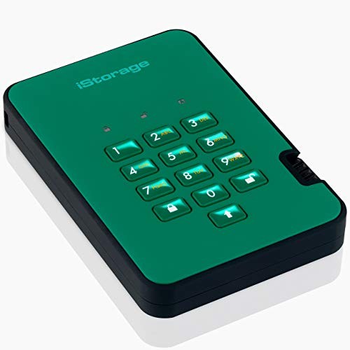 iStorage diskAshur² SSD 256GB Green | Secure Portable Solid State Driv - image 2