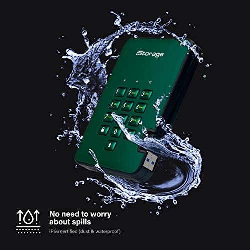 iStorage diskAshur² SSD 256GB Green | Secure Portable Solid State Driv - image 5