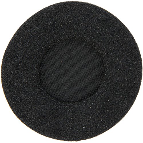Black foam ear cushions for Jabra Biz 2300, featuring a soft texture and a circular shape designed for comfort and noise isolation.