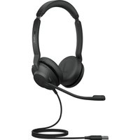 Black Jabra Evolve2 30 SE USB-A UC stereo headset with cushioned ear pads and adjustable boom microphone.