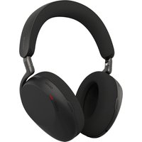 Black Jabra Evolve3 85 headset with cushioned ear cups, adjustable headband, and wireless connectivity.