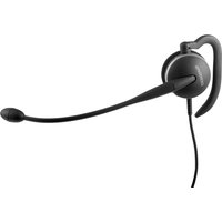 Black Jabra GN2100 headset with flexible boom microphone and ear hook design.