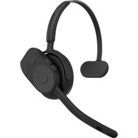Black Jabra Perform 75 headset with single earpiece, adjustable headband, and boom microphone.