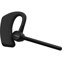 Black Jabra Perform Go 4 Bluetooth headset with sleek design, over-ear hook, and extended microphone boom.