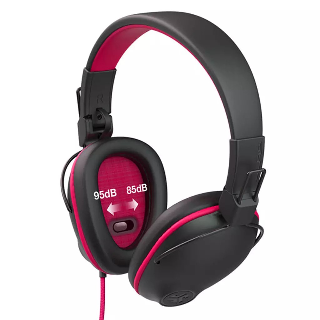 JLab JBuddies Pop Headset Wired Head-band Music/Everyday Pink - image 4
