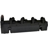 Black Katun 039170 toner waste box with rectangular shape and multiple slots on top.