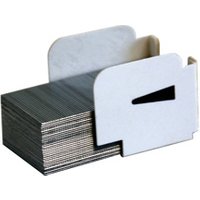 Katun 47034 staple cartridge with 2000 silver staples in a compact, rectangular white holder.