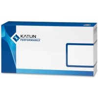 Katun 49337 yellow toner-kit box with blue and white design, Katun Performance logo on the front.