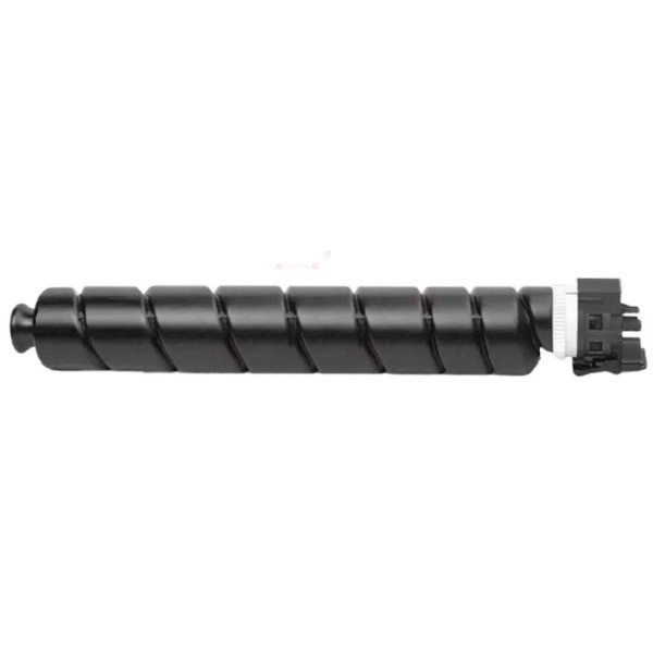 Black toner kit with a cylindrical design, featuring a spiral texture and a connector at one end, labeled as Katun 56510, compatible with Kyocera TK-8365K, yielding 25K pages.