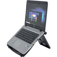 Grey Kensington SmartFit Easy Riser laptop cooling stand with adjustable angles and ventilated design.