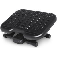 Black Kensington Solemassage Footrest with textured surface and adjustable tilt mechanism.