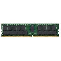 Green Kingston DDR4 memory module with black chips and gold connectors
