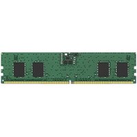 Kingston DDR5 8GB memory module, green circuit board with black chips and gold connector edge.