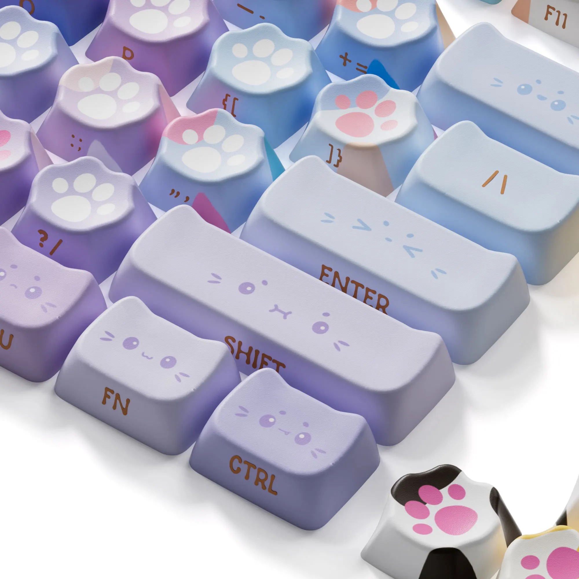 Kitty Paws Keycap Set (142-key) - image 3