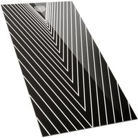 Black Kolink Unity Nexus Vector Front Panel with white geometric lines and a small circular logo at the top.