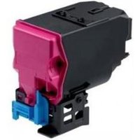 Konica Minolta magenta toner cartridge, black body with magenta top and blue latch, model A0X5355/TNP-51M.
