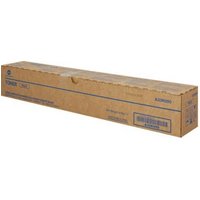 Brown rectangular Konica Minolta A33K050/TN-322 toner kit box for KM Bizhub 224, labeled with product details.