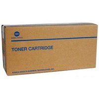 Brown Konica Minolta toner cartridge box with blue text for Bizhub, model A33K152/TN-512K, black toner.