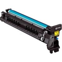 Konica Minolta A7U40TD/DR-313 Drum kit, black casing, cyan drum, rectangular shape, labeled for 75K pages.