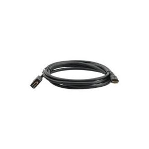 Black 0.9m HDMI to Mini-HDMI cable by Kramer Electronics, featuring durable connectors for high-quality audio and video transmission.