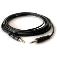 Black 0.9m Kramer Electronics audio cable with 3.5mm connectors on both ends.