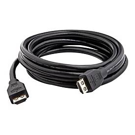 Black 1.8-meter HDMI cable with standard Type A connectors on each end, featuring a flexible rubber exterior for durability.