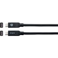 Black Kramer Electronics USB 3.2 Gen 2 cable with USB-C connectors and logo on each end, 3 meters long.