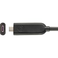 Black Kramer Electronics USB 3.2 Gen 2 cable with USB-C connector and sleek design.