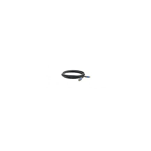 Black HDMI cable, 1.8 meters long, featuring high-speed connectors on both ends, designed for reliable video and audio transmission.