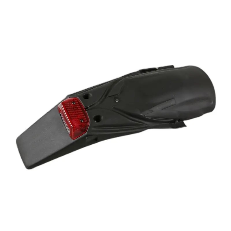 Black plastic rear tail light unit with a red lens, designed for KTM EXC125 models from 1998 to 2003, featuring a sleek, aerodynamic shape and mounting points.