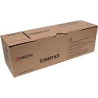 Brown Kyocera toner kit box with black text, model TK-7310, for 15K pages, rectangular shape.