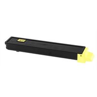 Black and yellow KYOCERA TK-895Y toner cartridge, rectangular shape with yellow cap on one end.