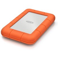 LaCie Rugged Mini 2TB External Hard Drive - Orange, Silver - image 2