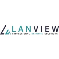 Lanview RSMF09U30MNBL rack accessory door, black metal with vented panel and secure locking mechanism.
