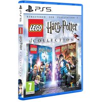PS5 game case for LEGO Harry Potter Collection, featuring colorful LEGO characters and Hogwarts in the background.