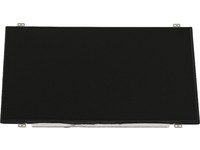 Black Lenovo 00HM081 laptop display spare part with a smooth glass surface and metal frame, designed for easy installation in compatible Lenovo laptops.