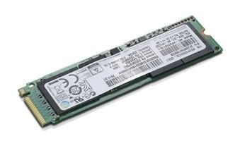 Lenovo 00JT037 Internal Solid State Drive, 256 GB capacity, M.2 form factor, featuring a green circuit board with a silver label and gold connector edge.
