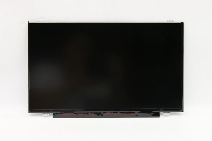 Lenovo 00NY673 notebook display in sleek black, featuring a glossy surface and no visible connectors, designed as a spare part for Lenovo laptops.