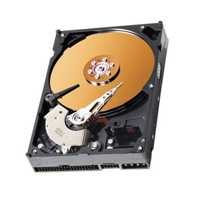 Lenovo 00Y2426 internal hard drive features a sleek black casing, a shiny gold platter, and a silver read/write arm, with a capacity of 4 TB and a speed of 7200 RPM.