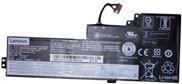 Lenovo 01AV489 notebook spare part battery, black plastic casing with labels, connectors, and safety symbols, designed for specific Lenovo laptop models.