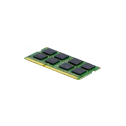Green circuit board featuring an 8 GB DDR3L 204-pin SO-DIMM memory module with eight black memory chips arranged in two rows.