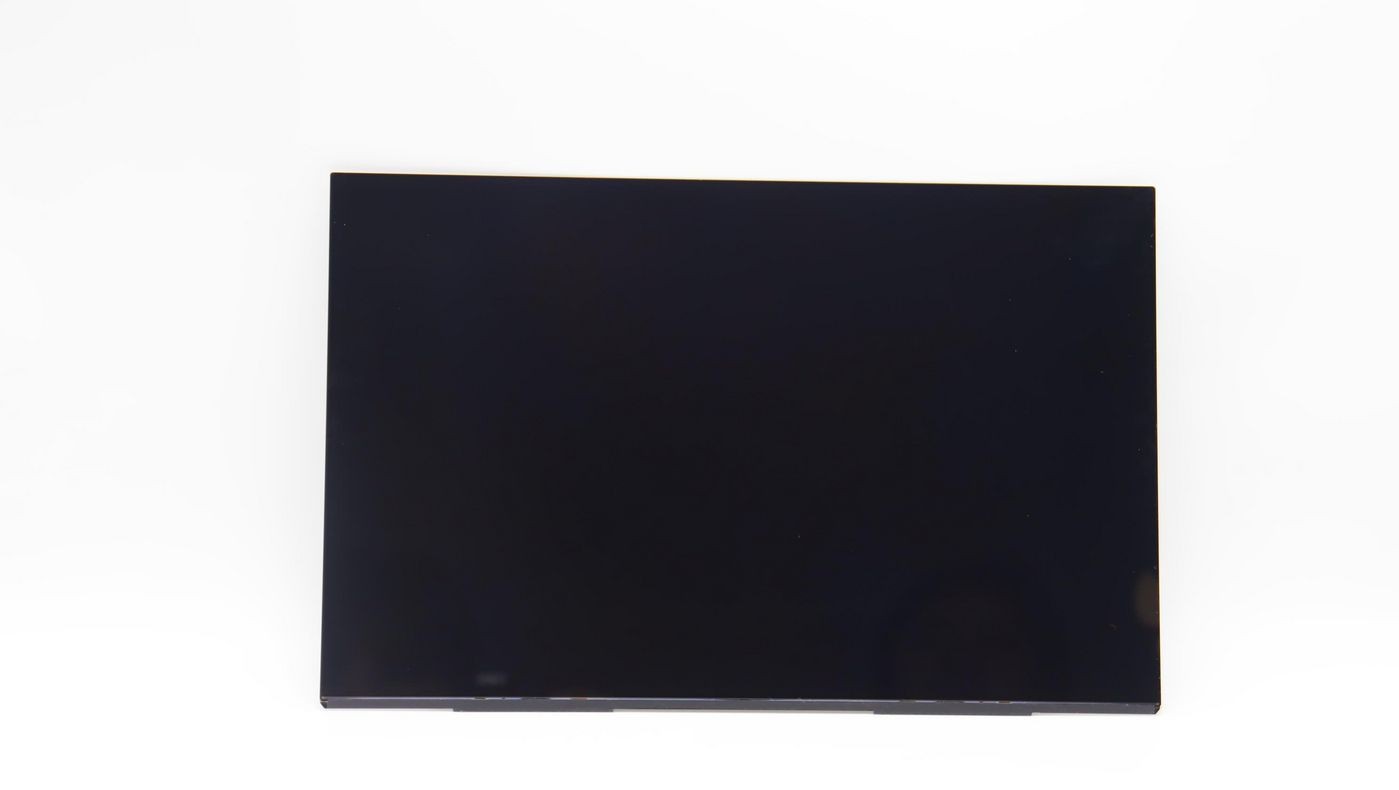 14.0-inch WUXGA LCD display by Lenovo, featuring a sleek black glass surface with minimal bezels and a slim profile, ideal for vibrant visuals and enhanced clarity.