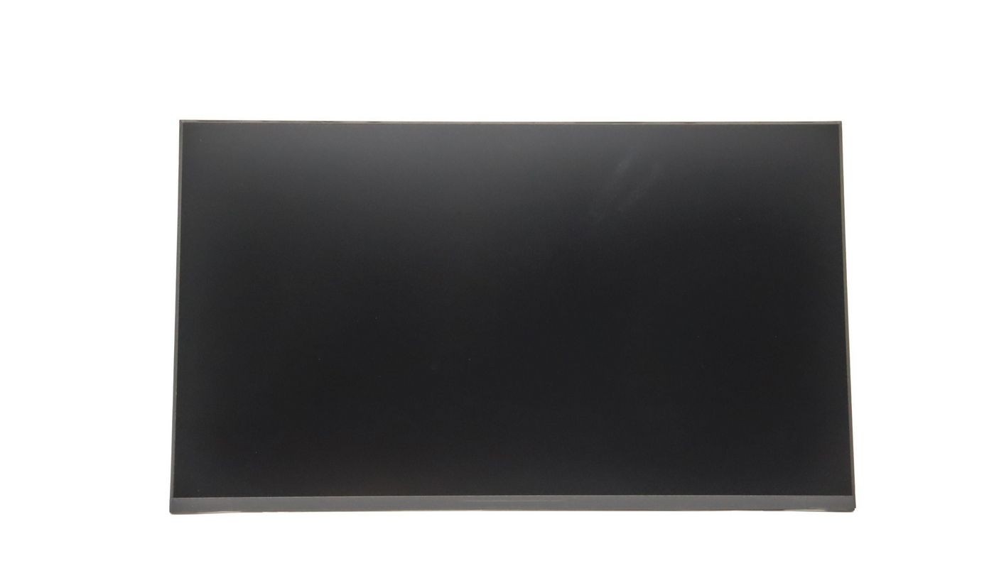 15.6-inch Lenovo FHD replacement screen with a sleek black surface, featuring thin bezels and a flat design, ideal for laptop repairs and upgrades.