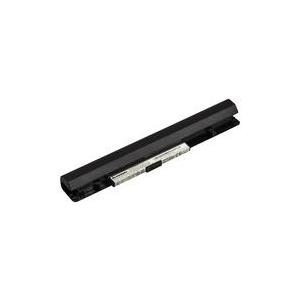Black Lenovo 3-cell notebook battery with a sleek design, featuring a silver connector for easy installation, labeled with "10.8V" for voltage specification.